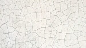 A white wall with cracks