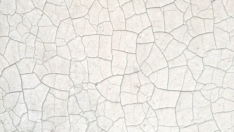 A white wall with cracks